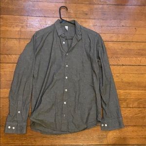 American Apparel Chambray Long-Sleeve Button Down